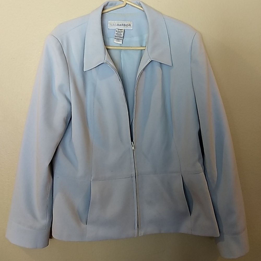 Light blue suit jacket